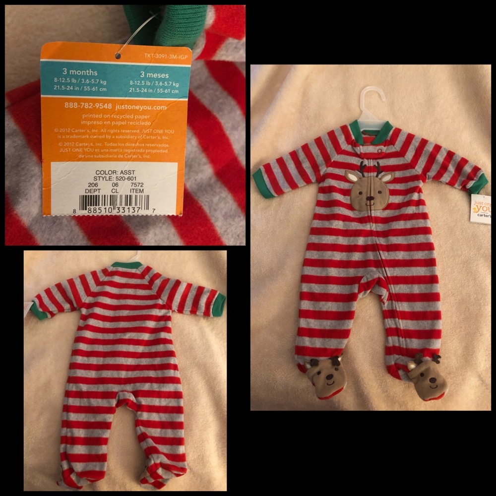 Fleece reindeer body suite